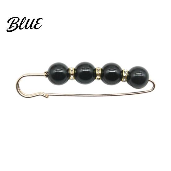 Brooch Alloy Pin Wear-Resistant Anti-Rust Elegant Imitation Stone Design Anti-rust