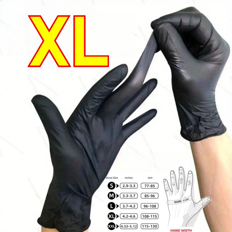 Disposable Gloves Black Home Nitrile Gloves Durable Kitchen Cooking Tools Tattoo Washing Car Gardening Cleaning Work Gloves