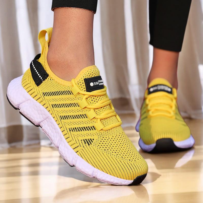

High Quality Summer Women Shoes Lightweight Comfortable Breathable Running Shoes Mesh Designer Outdoor Tennis Casual Sneakers 36