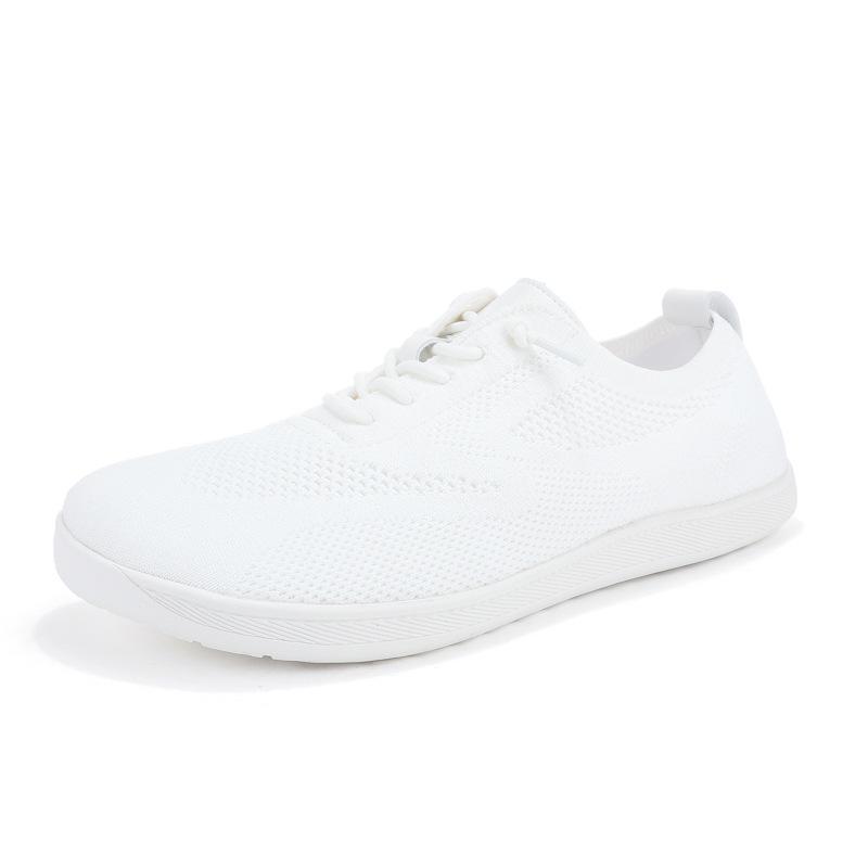 Frühlings- und Herbstsportarten Fliegengewebte Schuhe atmungsaktive Studenten-Laufschuhe Herren weichsohlige Reiseschuhe Damen