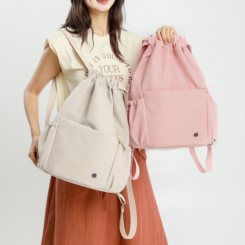 Outdoor Drawstring Backpack Women's Large Capacity Sports Backpack