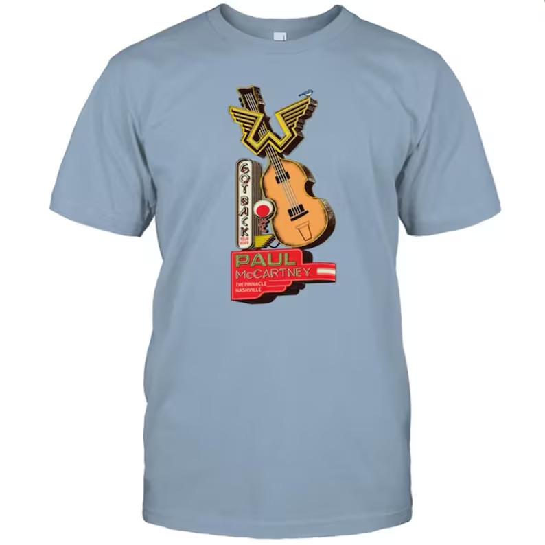 Paul McCartney Got Back 2025 Nashville Event TShirt Unisex T-Shirt XXXL