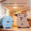 1/12 Miniature Dollhouse Furniture Model Storage Cabinet Cute Cartoon Style Kids Play House Accessories