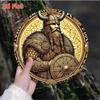2D Flat Metal Wall Art, Durable Indoor Decor for Home, Living Room, Bar, Cafe