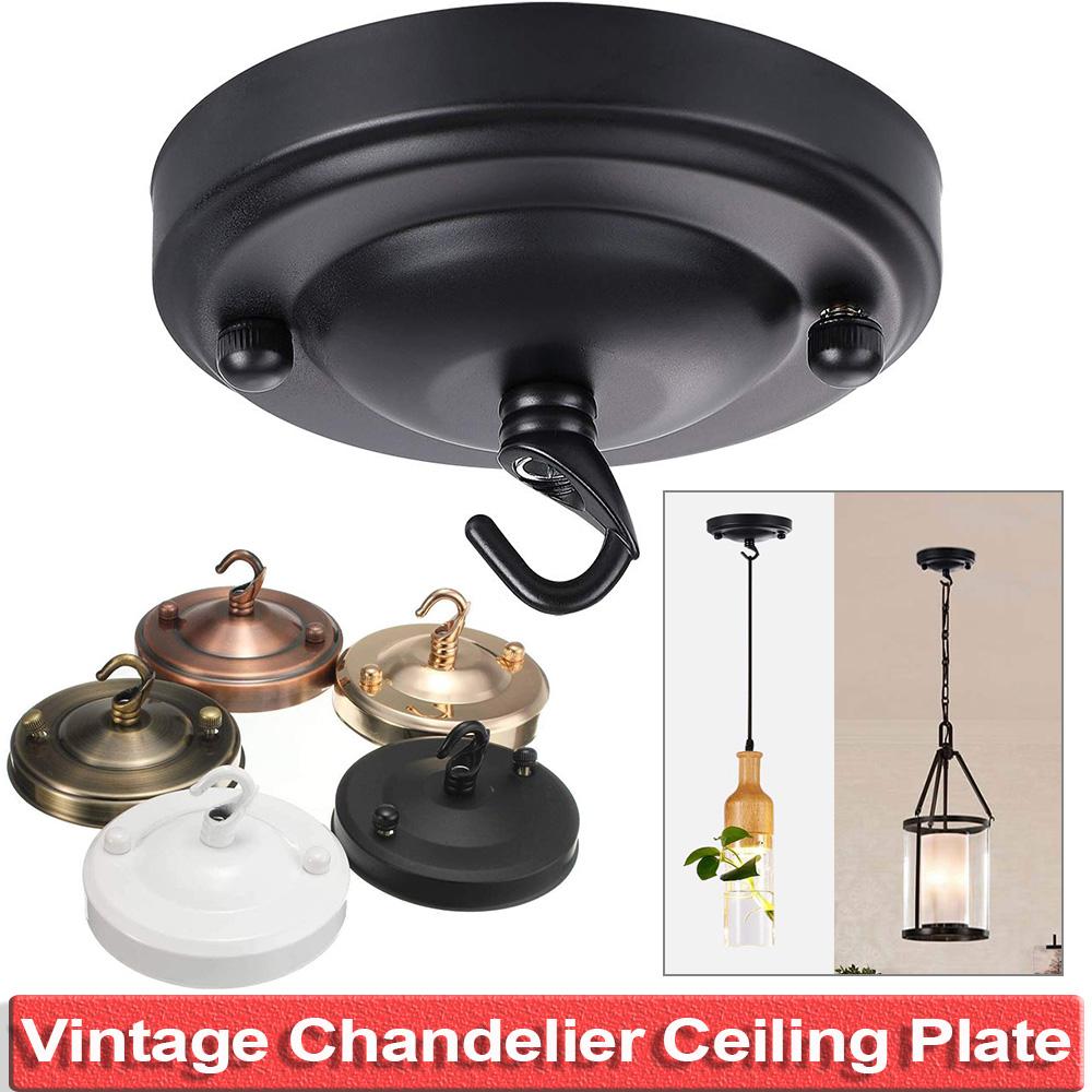 Metal Retro Lamp Hook Practical Home Decoration Chandelier Hook Ceiling Hook Light Fitting Ceiling Holder Light Base