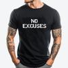 No Excuses Hoodie For Men Motivational Workout Pullover Black Graphic T Shirts Funny Gifts Tshirts Hip Hop