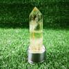 Elixir Crystal Quartz Water Bottle Natural Obelisk Point Wand Reiki Rock Healing