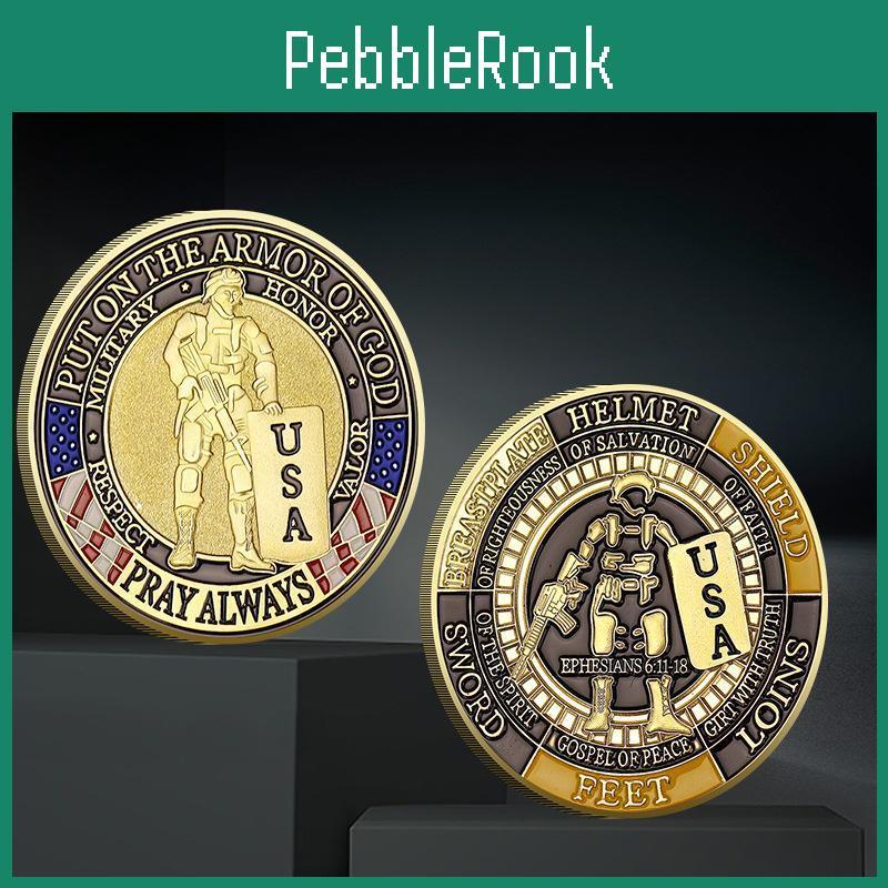 Gold Medal Usa Medal And Silver Coin Creative Gifts Enterprise Veterans Medal Crafts Commemorative Coin