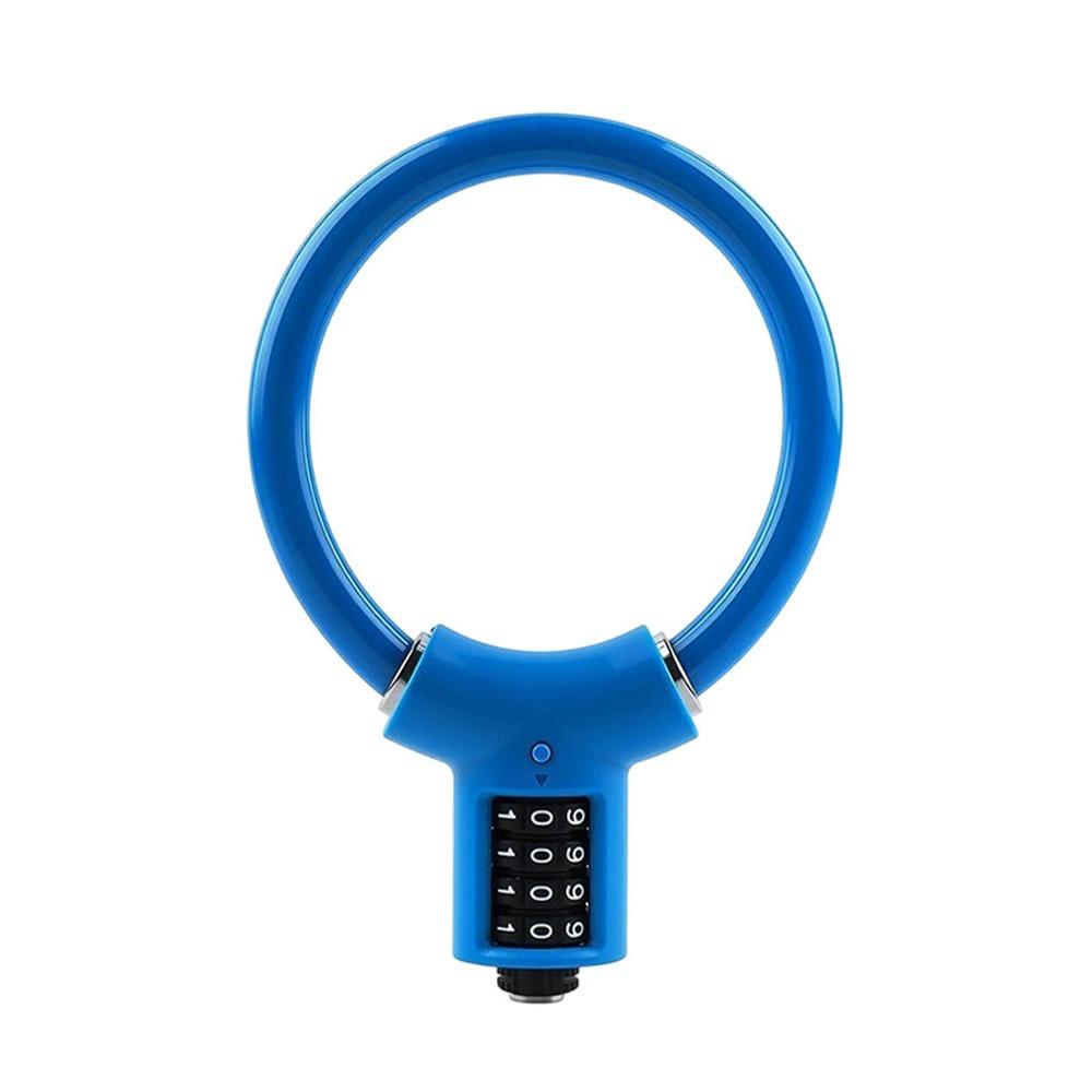 4 Digit Combination Bicycle Combination Lock Portable Ring Lock Keyless Bike Cable Lock Bicycle