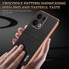 AZNS For Oppo Reno13 Pro 5G Case Electroplating Crocodile Texture PU + TPU Phone Cover