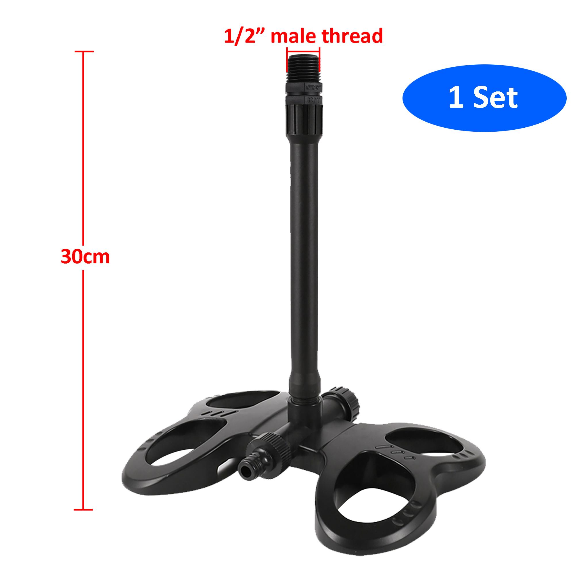 

5Pcs 1/2 Female Thread 90/180/360° Pop Up Sprinkler Football Field Golf Course Grassland Turf Lawn Irrigation Watering Nozzles