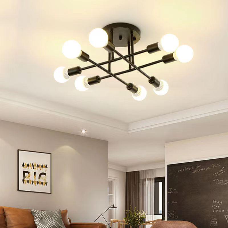 Nordic Modern Ceiling Light: Warm, Romantic, Creative Lighting for Small Bedrooms and Living Rooms.