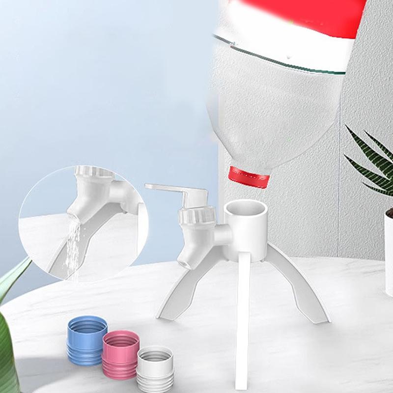 1 Set Bottled Water Valve Labor-saving Water Dispenser Faucet Strong Load-bearing Pouring Outlet Holder Bottled Water Dispenser