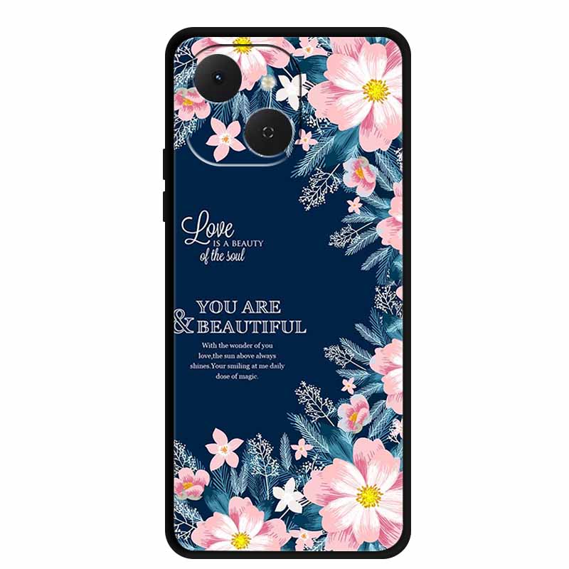 Phone Cover For Tecno Spark 40C Cases Silicone Bumper Lovely Soft TPU Coque for Spark 40 C Funda Tecno Pop 10 Pro Protector Case
