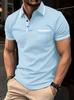 Essentieel Poloshirt met Korte Mouwen en Contrasterende Afwerking, Ideaal voor Casual Kleding.
