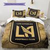 Los Angeles FC Set Copripiumino con Fantasia Decorazione per la Casa Regalo (1 * copripiumino + 2 * federe senza imbottitura)