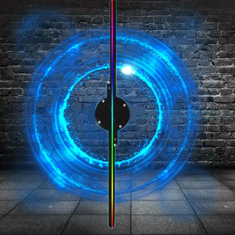 Upgrade 3D Hologramm Werbe-Display-Fächer Hohe Auflösung Hinzugefügt Holografischer Projektor-Fächer Geschäftsgeschäft Laden