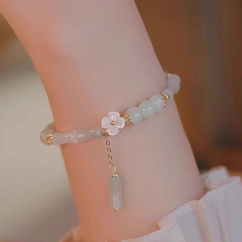 

Новый браслет из бамбукового бисера в китайском стиле для женщин