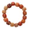 100pcs Mixed Printed Wood Beads Large Hole Bead DIY Jewelry Accessories Make Necklace Bracelet Macrame Craft Project