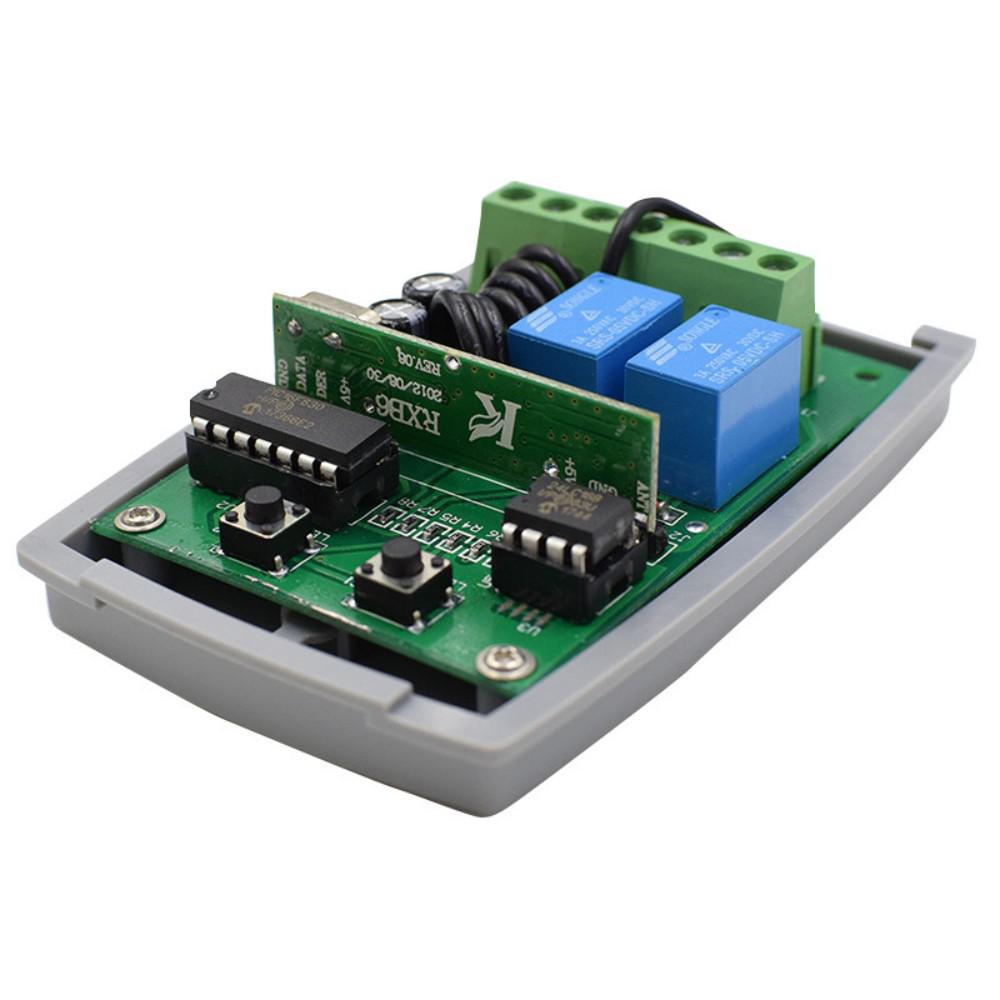 433MHz Garage Door Receiver with Antenna and Remote Control