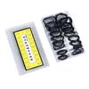 180pcs O Ring Rubber Sealing Watch Back Cover 0.5mm 0.6mm Black Color Watch Back Cover Seals Watch Repairing Tool Watch Repair