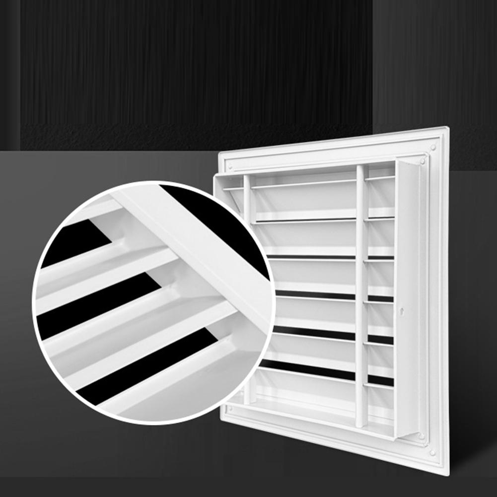 Feste Aluminium-Lüftungsklappe für zuverlässige Luftstromregelung in Schuppen Dachböden Wänden und Türen