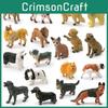 Detailed 18 Dog Breed Models In Pvc Material Including Basset Hound And Great Dane Ideal For Animal Enthusiasts And Collectors