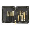 THREE SEVEN Luxury Black Gold 9-Piece Manicure Set