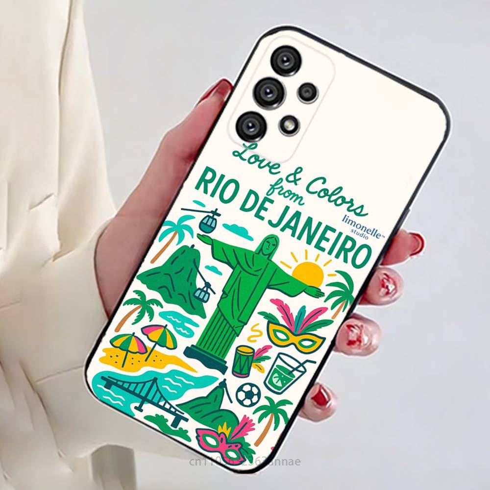 Rio C-Christ the R-Redeemer Phone Case For Samsung Galaxy A54,34,24,73,53,52,52S,04S,04E,A72 Cover Samsung A31