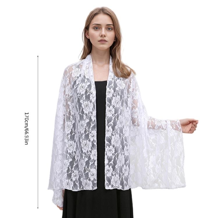Elegant Retros Shawl Light Weight and Comfortable Shawl Advanced Cooling Shawl for Women's Modesty