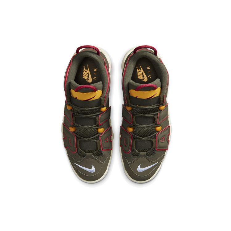 Nike Air More Uptempo Cargo Kaki Baskets Homme Vert Clair-Marine DH0622-300