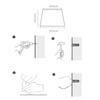 Mounted Clothes Storage Towel Bathroom Rack Decorative Hooks Home Decoration Coat Hooks Wall Hanger