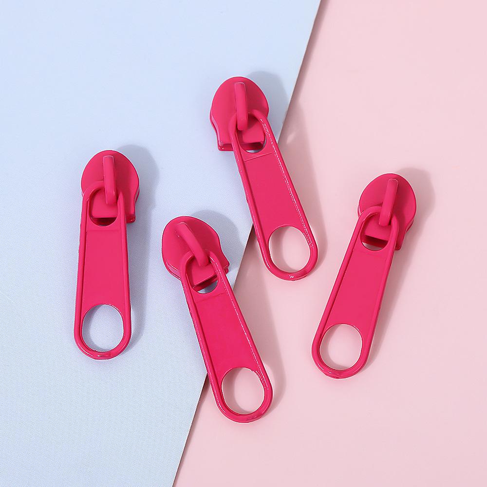 In Stock: No. 3 Candy-Colored Nylon Zipper Pull, Universal for Luggage & Clothing