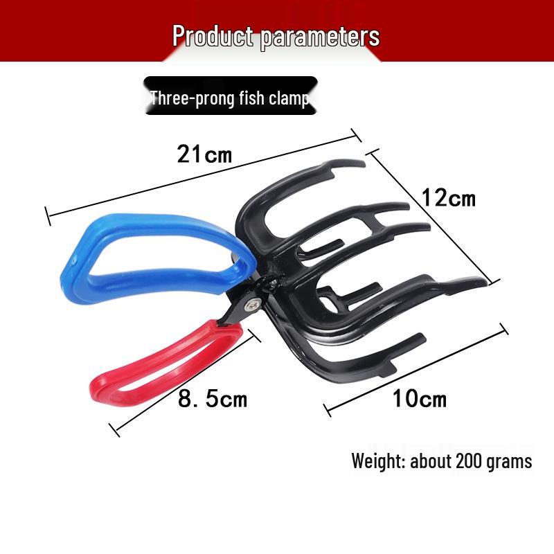 Octopus Clip Fish Gripper Pliers - Metal Fish Holding Gadget for Fishing