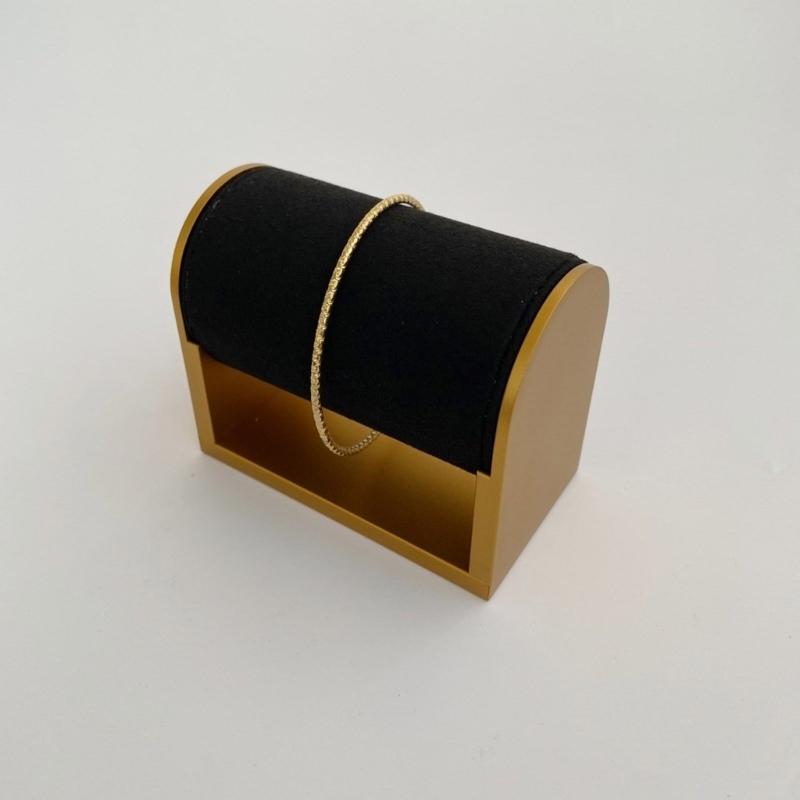 Multitiered Sturdy Metal Fashion Accessory Holder Portable for Watch Bracelet and Bangle Exhibition Home Organization