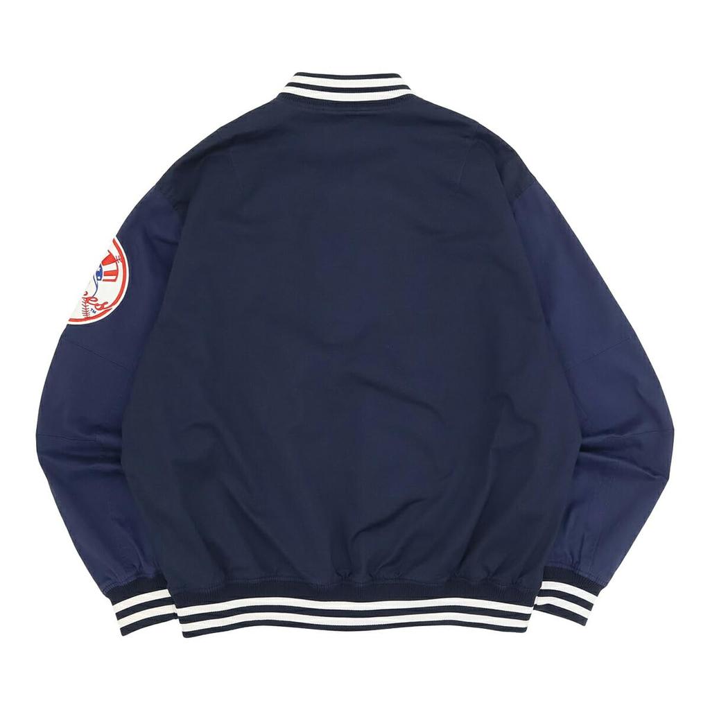 NEW ERA Stretch Cotton Varsity Jacket 15129451 NER37G1029 New York Yankees Size M Navy/Blue
