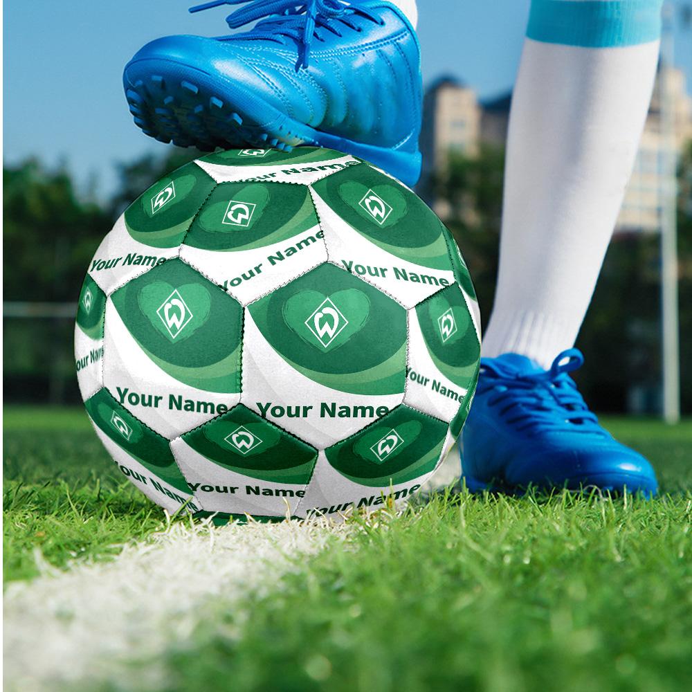 Werder Bremen FC Fashion Size 5 Football Wearproof Non‑Slip Soccer Ball For Sports Training Entertainment Use