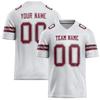 Customized Team Name Number Name Rugby T-shirt Personalized DIY V Neck White Mens Sports T Shirt Loose Quick Dry Team Uniforms
