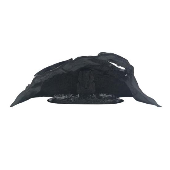 Aquarium Tunnel Cave Egyptian Pharaoh Under Gravel Tunnel Small Fish And Shrimp Hideout with Viewing Ports for Betta Pleco Shrimp Tank Decor