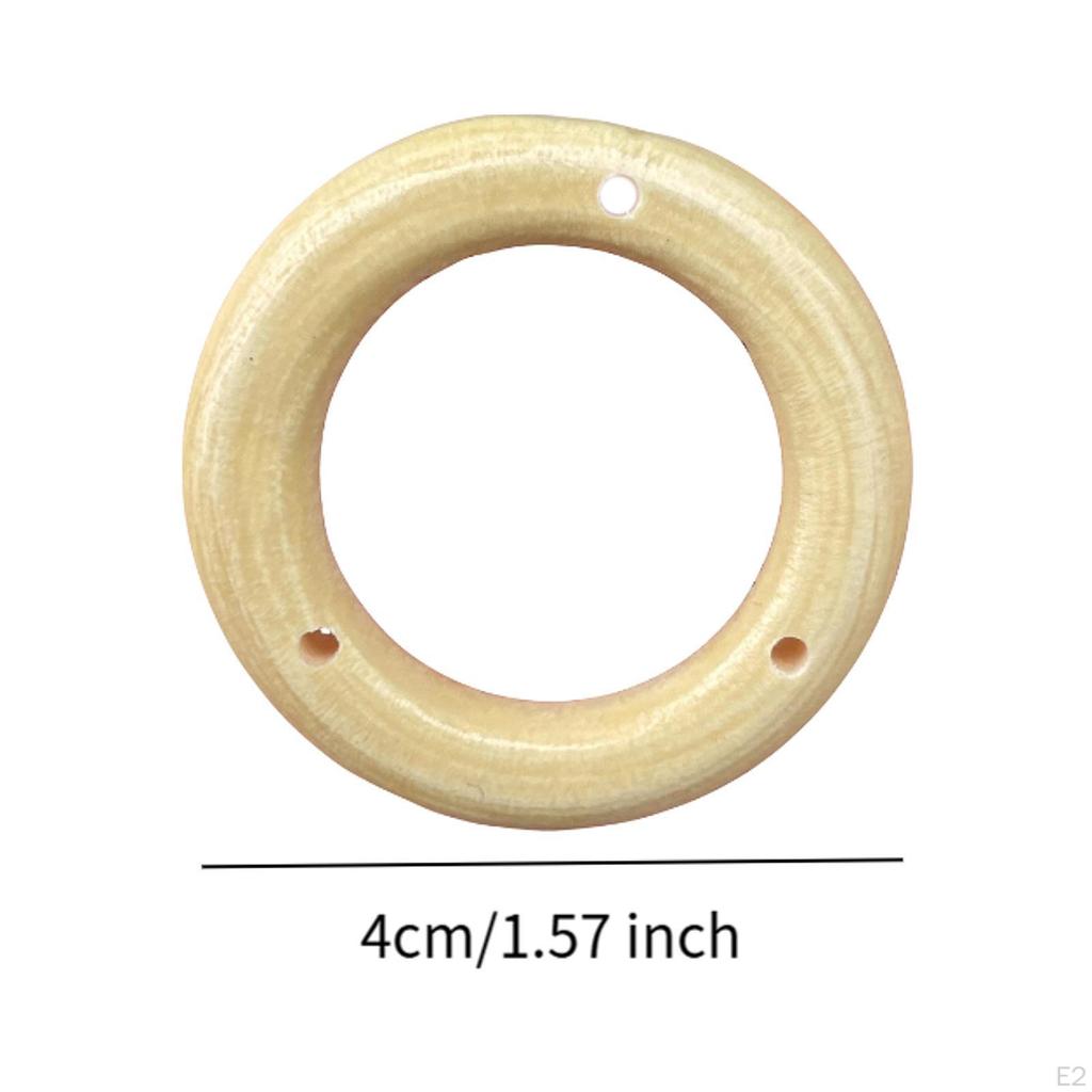 20 Pieces Wind Chime Circles Top DIY Chimes Home Frame