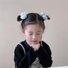 2pcs Elastic Hair Bands Baby Girls Hair Rope Ties Rubber Bands Cute Bow Flower Scrunchies Ponytail Holder Kids Hair Accessories