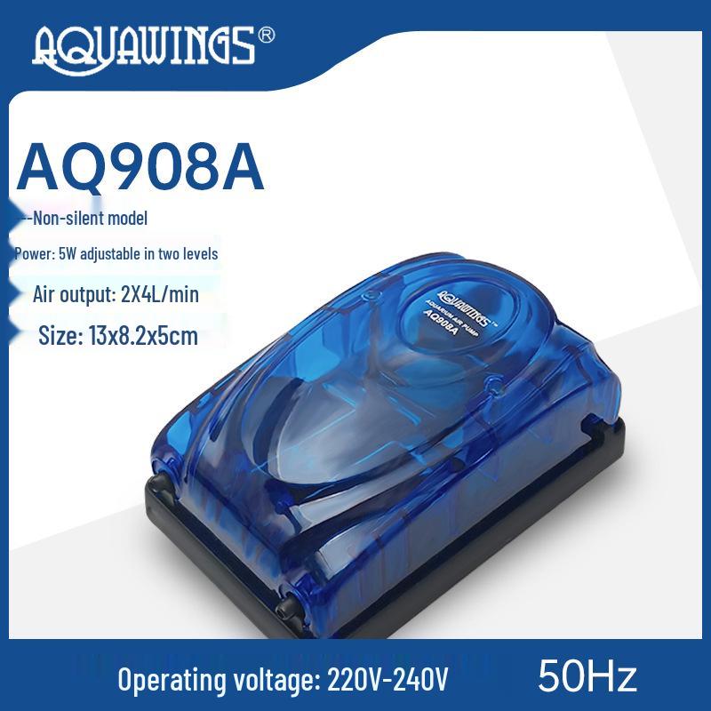 High-Power Dual Outlet Fish Tank Air Pump Aerator