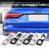 Q8 Car Body Rear Trunk Emblem Sticker Letters Auto Tail Badge Decal For A8 Q3 Q5 Q7 A4L A6L A8L  A4 B8 B6 B7 B9 8P 8V QUATTRO RS3