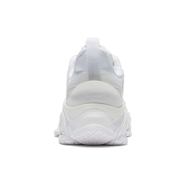 Li Ning Cat Paw X-Claw Ace Fabric Synthetic Leather Reflective Rebound Low-Top Running Shoes Women sneaker White ARYR018-1