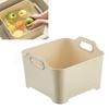 Kitchen Vegetable Colander Handle Design High Efficiency Filtering with Drain Plug Vegetable