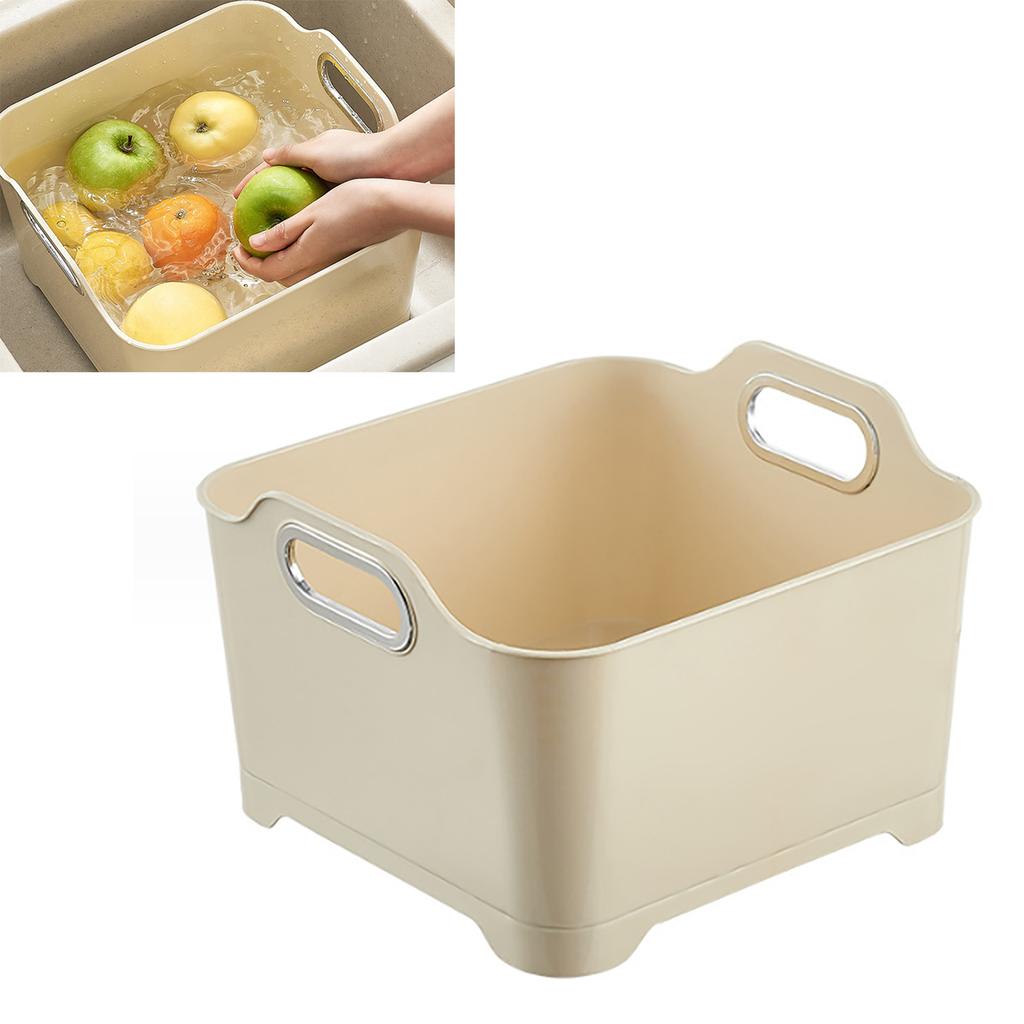 Kitchen Vegetable Colander Handle Design High Efficiency Filtering with Drain Plug Vegetable