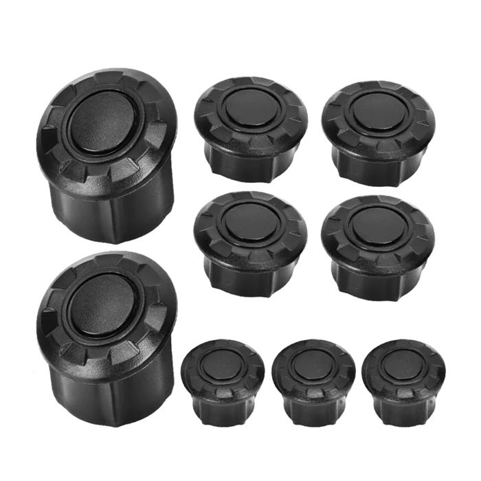 Bouchon de cadre pour BMW R 1250 GS Adventure 19-24 couvercle de trou RS2 noir