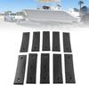 Boat Trailer Bunk Slides Boat Trailer Bunk Slicks Strong Structure 10 Piece Black Reduce Friction for Any Bunk Trailers