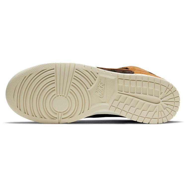 Nike Dunk High Premium Dark Curry Unisex Sneakers Brown Velvet-Brown Dark-Russet DD1401-200