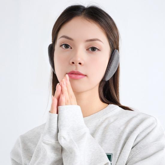 1 Pair Winter Earmuffs Warm Flannel Lightweight Design Earmuffs Fine Edge Earmuffs Portable Versatile Winter Accessory